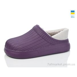 Калоші дитячі Весна/осінь 6001 т.фіолет (8 пар р.25-36) "Крок" недорого оптом від прямого постачальника