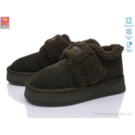 Фотография Угги женские утепленные зима GF2648 brown (6 пар р.36-40) "PLPS-Nanachka" недорого оптом от прямого поставщика