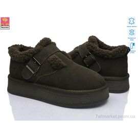Фотография Угги женские утепленные зима GF2650 brown (6 пар р.36-40) "PLPS-Nanachka" недорого оптом от прямого поставщика