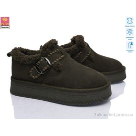 Фотография Угги женские утепленные зима GF2652 brown (6 пар р.36-40) "PLPS-Nanachka" недорого оптом от прямого поставщика