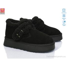 Фотография Угги женские утепленные зима BL2641 black (6 пар р.36-40) "PLPS-Nanachka" недорого оптом от прямого поставщика