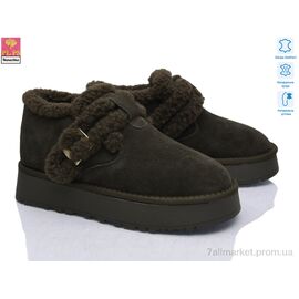 Фотография Угги женские утепленные зима BL2641 brown (6 пар р.36-40) "PLPS-Nanachka" недорого оптом от прямого поставщика