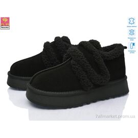 Фотография Угги женские утепленные зима BL2654 black (6 пар р.36-40) "PLPS-Nanachka" недорого оптом от прямого поставщика