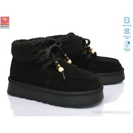 Фотография Угги женские утепленные зима GF2653 black (6 пар р.36-40) "PLPS-Nanachka" недорого оптом от прямого поставщика