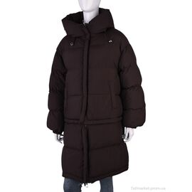 Фотография Куртка женская Зима 6718-55 brown (4 шт. р.сетка M-2XL) "Swit_odigu" недорого оптом от прямого поставщика