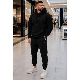 Фотография Костюм спортивный мужской 4409-195DNK black р.46-56 "Alisa Brand" недорого оптом от прямого поставщика