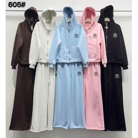 Фотография Костюм спортивный женский 605 pink р.S-L "Estima" недорого оптом от прямого поставщика