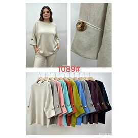 Светр жіночий 1089 mix р.48-52 "Estima" недорого оптом від прямого постачальника