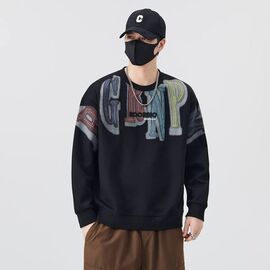 Фотография Свитер мужской F2104 black р.L-4XL "F.T.H" недорого оптом от прямого поставщика