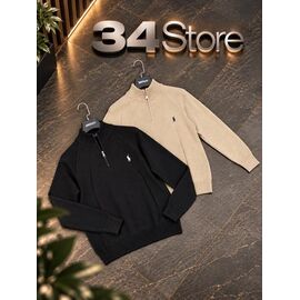 Фотография Свитер мужской F2108 black р.XL-4XL "F.T.H" недорого оптом от прямого поставщика