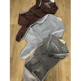 Костюм дитячий спортивний теплий на хлопчика ZA4118 d.grey р.5-12 "Zayka" недорого оптом від прямого постачальника