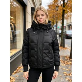 Куртка жіноча демісезонна 5633 black р.46-54 "Jacket" недорого оптом від прямого постачальника