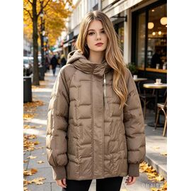 Куртка жіноча демісезонна 5683 beige р.44-48 "Jacket" недорого оптом від прямого постачальника