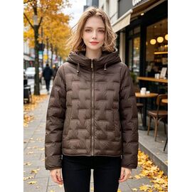 Куртка жіноча демісезонна 5685 brown р.46-54 "Jacket" недорого оптом від прямого постачальника