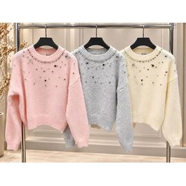 Светр жіночий 03020 milk р.42-46 "LOOK" недорого оптом від прямого постачальника