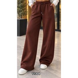 Штани спортивні жіночі теплі 11304 brown р.42-48 "LOOK" недорого оптом від прямого постачальника