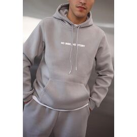 Фотография Худи мужской 5567 l.grey р.48-54 "LOOK" недорого оптом от прямого поставщика