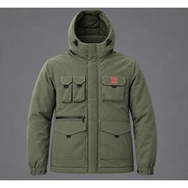 Фотография Куртка мужская зимняя 70091 khaki р.L-4XL "MACCALI" недорого оптом от прямого поставщика