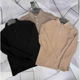 Фотография Свитер мужской 70124 d.beige р.S-2XL "MACCALI" недорого оптом от прямого поставщика