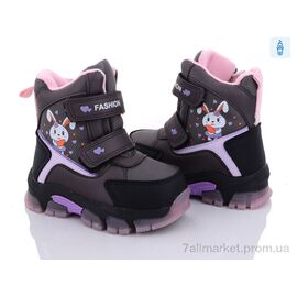 Черевики дитячі зручні Зима T6919-1 (8 пар р.23-28) "Ok Shoes" недорого оптом від прямого постачальника