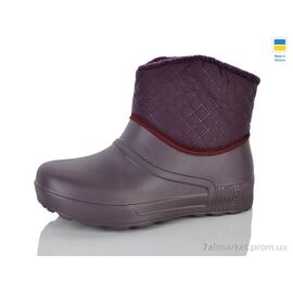 Фотография Сапоги из пены женские Весна/осень 414 бордовий (8 пар р.37-41) "Lot Shoes" недорого оптом от прямого поставщика