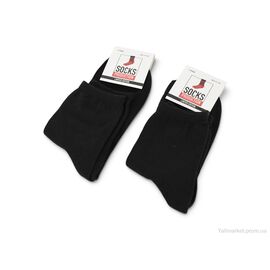 Шкарпетки для чоловіків Весна/осінь L101ч.set (000260) black (12 шт. р.сітка41-45) "Obuvok" недорого оптом від прямого постачальника