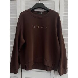 Светр жіночий 79578 brown р.ower size "Karon" недорого оптом від прямого постачальника