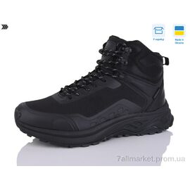 Кросівки чоловічі модні Весна/осінь EMZ25699 black (8 пар р.40-45) "Restime" недорого оптом від прямого постачальника