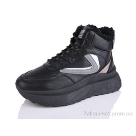 Черевики жіночі стильні Зима A9-1 (8 пар р.36-41) "Ok Shoes" недорого оптом від прямого постачальника