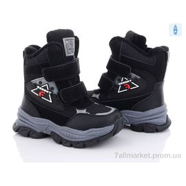 Черевики дитячі зручні Зима B2972-2B (8 пар р.27-32) "Ok Shoes" недорого оптом від прямого постачальника