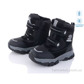 Черевики дитячі зручні Зима B2986-1B (8 пар р.28-35) "Ok Shoes" недорого оптом від прямого постачальника