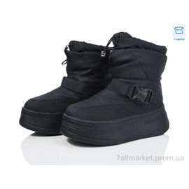 Дутики жіночі утеплені Зима HZ28-1 (8 пар р.36-41) "Ok Shoes" недорого оптом від прямого постачальника