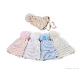 Фотография Шапка детская Зима 3952 mix (5 шт. р.сетка 36-38) "Red Hat" недорого оптом от прямого поставщика