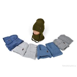 Фотография Шапка детская Зима 3381K шапка-баф mix (5 шт. р.сетка 48-50) "Red Hat" недорого оптом от прямого поставщика
