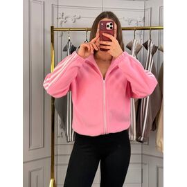 Кофта спортивна жіноча 1829 pink р.42-48 "BONJOUR" недорого оптом від прямого постачальника