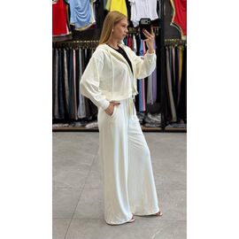 Фотография Костюм спортивный женский тёплый 5191 white р.42-48 "BONJOUR" недорого оптом от прямого поставщика