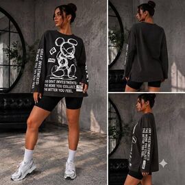 Светр жіночий 93 d.grey р.42-54 "BONJOUR" недорого оптом від прямого постачальника