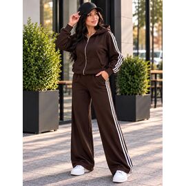 Фотография Костюм спортивный женский 5004 brown р.42-52 "LINDA" недорого оптом от прямого поставщика