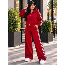 Фотография Костюм спортивный женский 5004 red р.42-52 "LINDA" недорого оптом от прямого поставщика