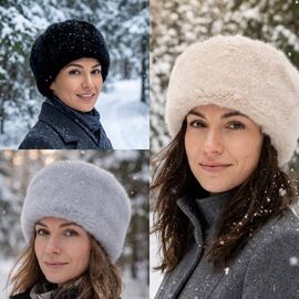 Шапка зимова жіноча 1224 mix р.ower size "Mabi" недорого оптом від прямого постачальника