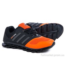 Кросівки чоловічі модні  AR1 черно-оранжевый (8 пар р.41-45) "Class Shoes" недорого оптом від прямого постачальника