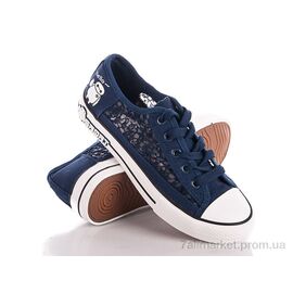 Кеди жіночі стильні Весна/осінь VX-7 blue (8 пар р.35-40) "Class Shoes" недорого оптом від прямого постачальника