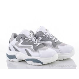 Кросівки жіночі модні Весна/осінь 08-25 серый (6 пар р.36-40) "Class Shoes" недорого оптом від прямого постачальника