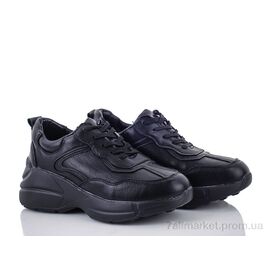 Кросівки жіночі модні Весна/осінь 18-1 черный (6 пар р.36-40) "Class Shoes" недорого оптом від прямого постачальника