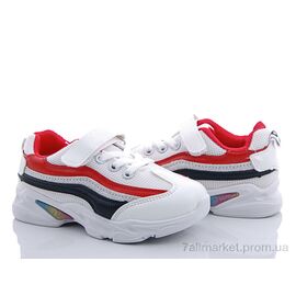 Кросівки дитячі модні Весна/осінь LV6 white 33-37 (8 пар р.33-37) "Class Shoes" недорого оптом від прямого постачальника