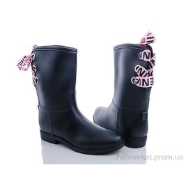 Гумове взуття жіноче Весна/осінь 608-1N розовый (6 пар р.37-41) "Class Shoes" недорого оптом від прямого постачальника