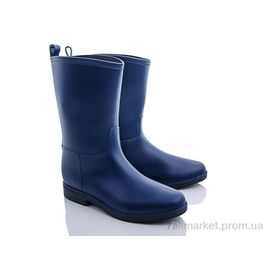 Гумове взуття жіноче Весна/осінь 608 синий (6 пар р.37-41) "Class Shoes" недорого оптом від прямого постачальника