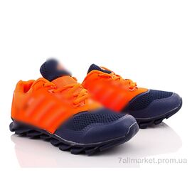 Кросівки чоловічі модні Весна/осінь AR11 оранжево-синій (8 пар р.41-45) "Class Shoes" недорого оптом від прямого постачальника