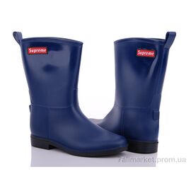 Гумове взуття жіноче Весна/осінь 608SP синий (8 пар р.36-40) "Class Shoes" недорого оптом від прямого постачальника