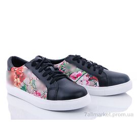 Кросівки жіночі модні Весна/осінь H237-81 black-pink (6 пар р.36-40) "Class Shoes" недорого оптом від прямого постачальника